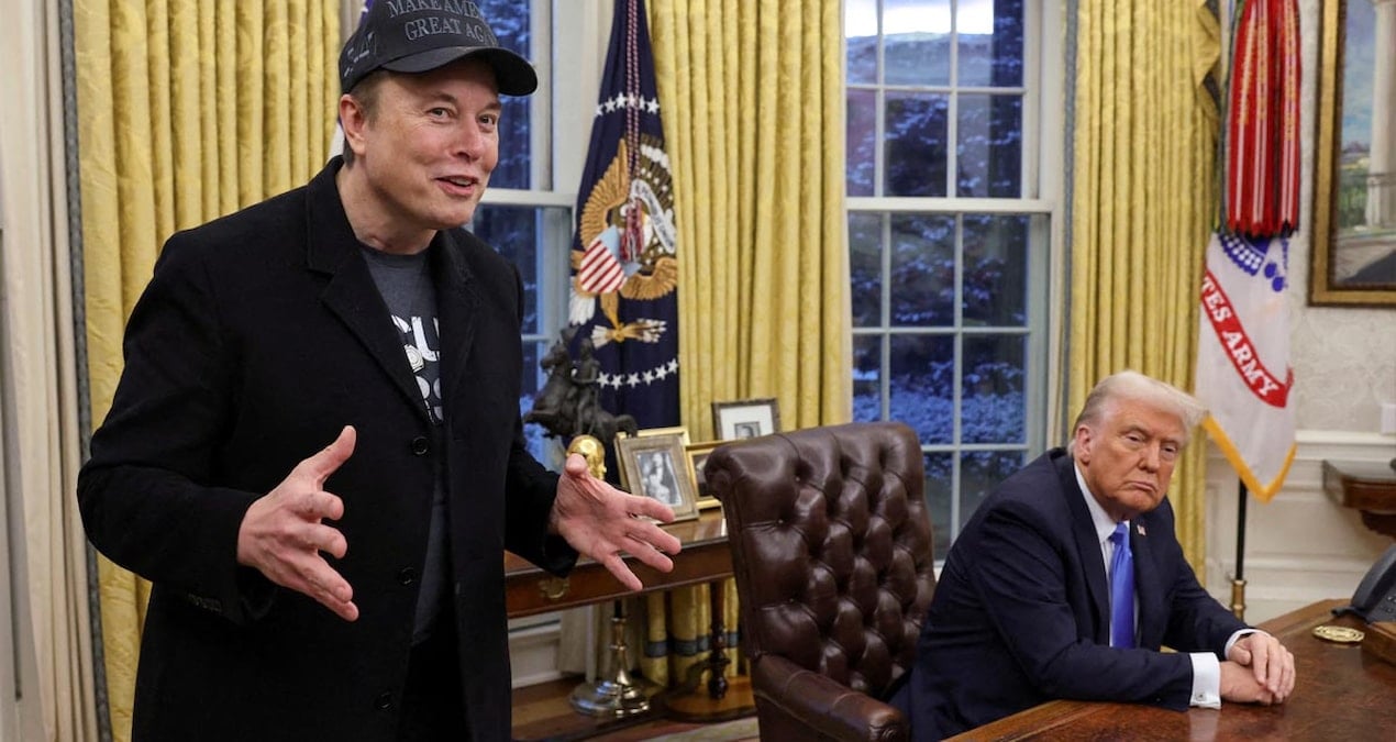 dunyanin gozu onunde kavga etmislerdi elon musk ve trump barisiyor HAYA8z6F