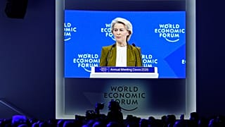 Ursula von der Leyen Davos'ta.